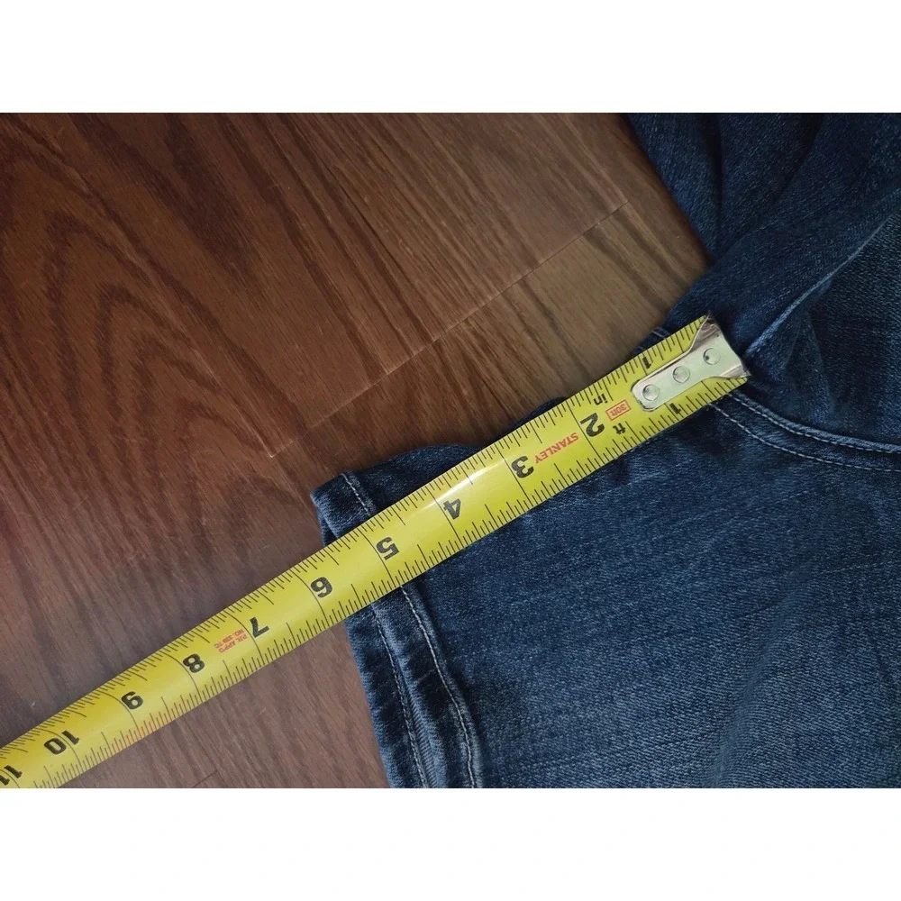 Buckle black denim